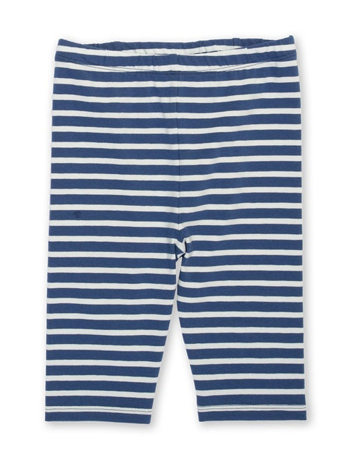Capri-Leggings Stripy Pedal Pushers Navy