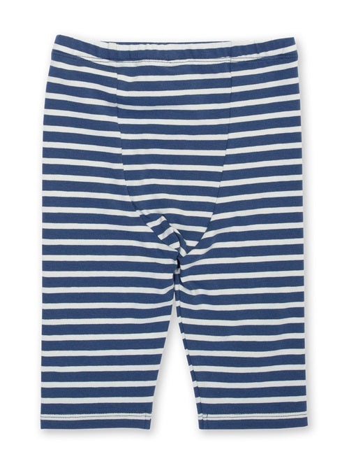 Capri-Leggings Stripy Pedal Pushers Navy