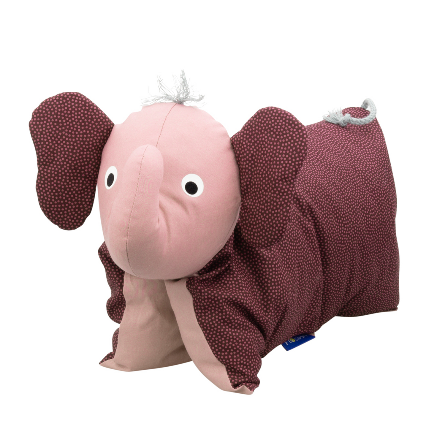 Kuscheltier / Kissen Elefant Brombeer