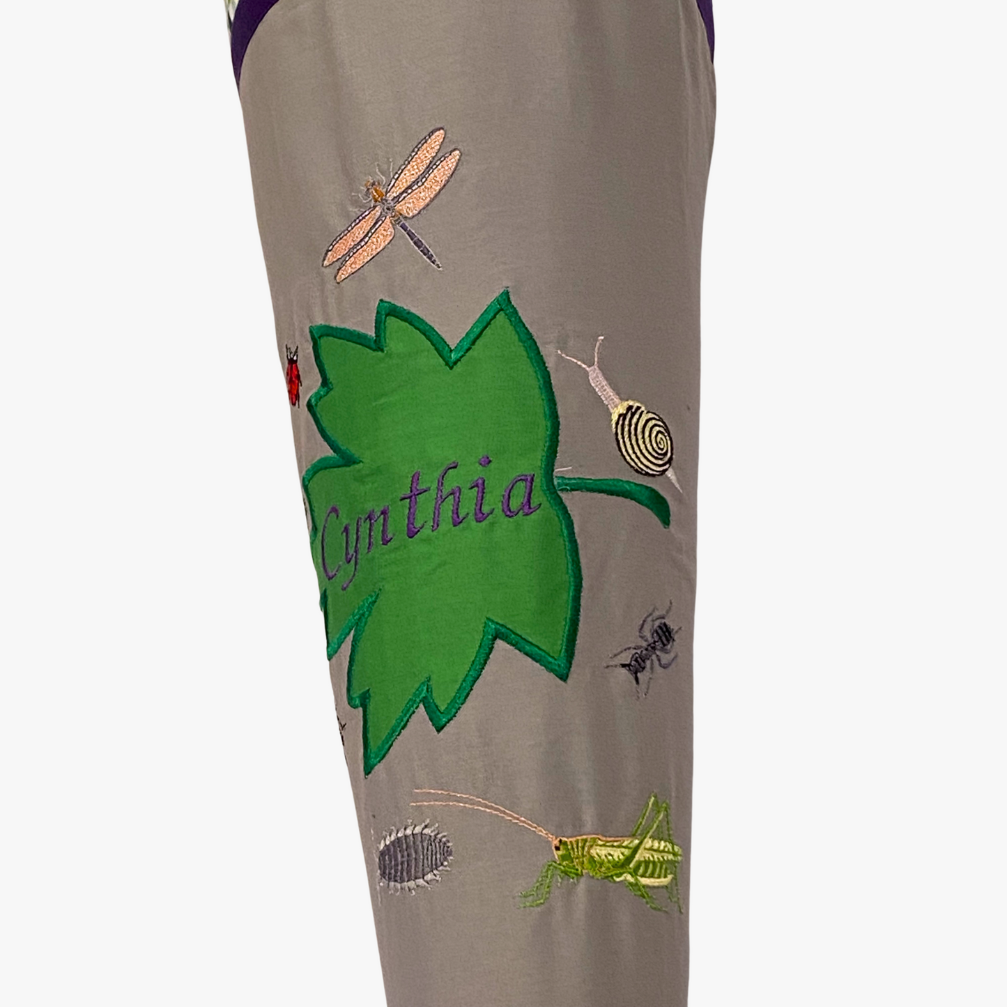 Handgemachte & Personalisierte Schultüte aus Stoff mit Insekten