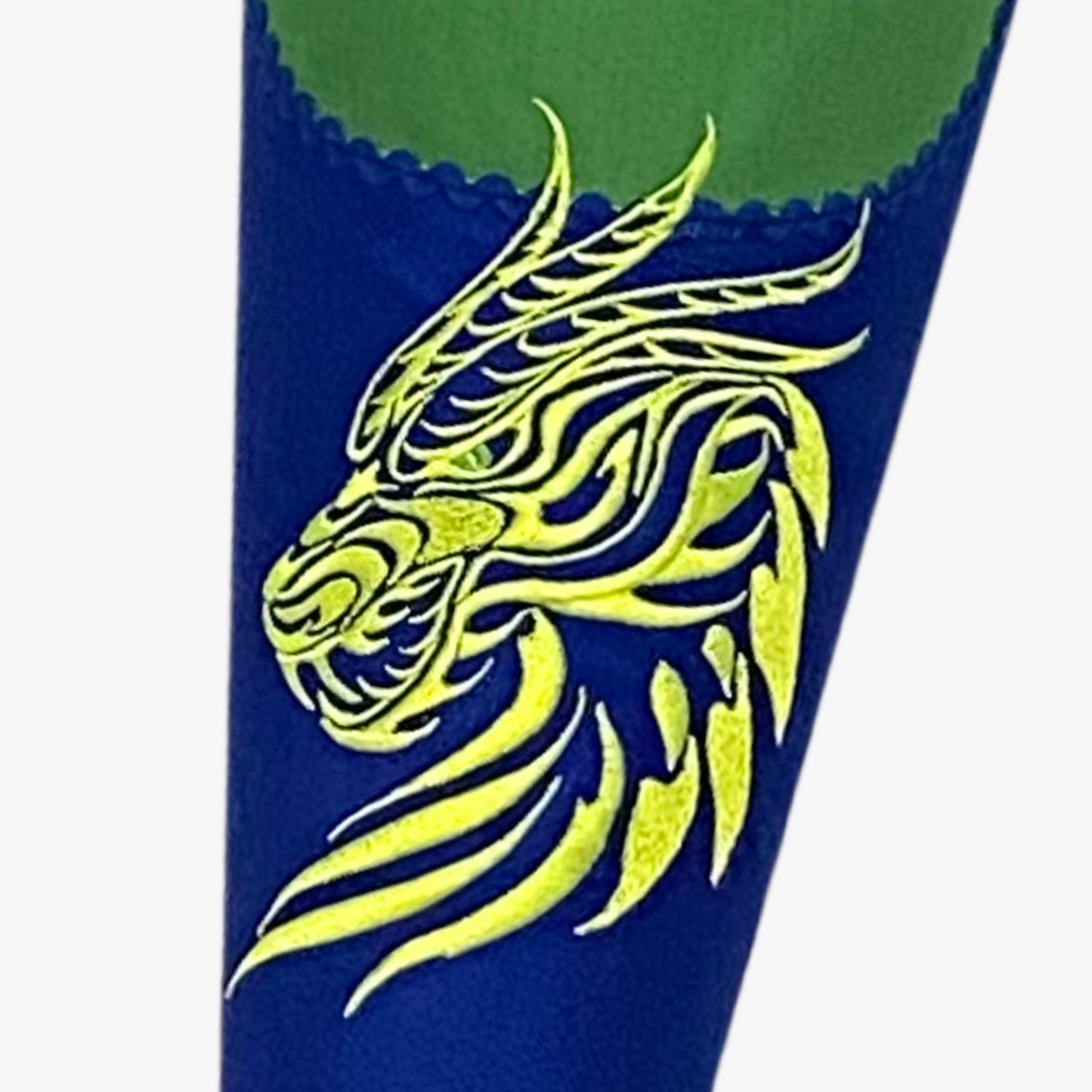 Handgemachte & Personalisierte Schultüte aus Stoff mit Drachen
