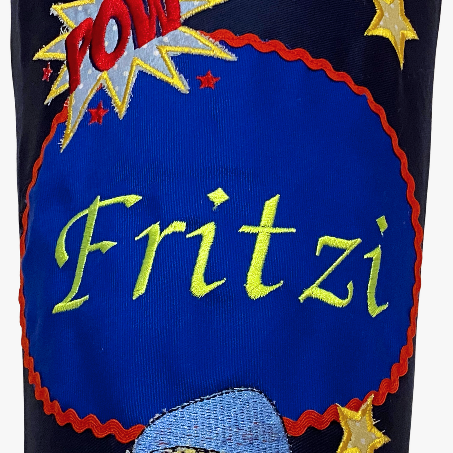 Handgemachte & Personalisierte Schultüte aus Stoff mit Superheld / Little Wannabe