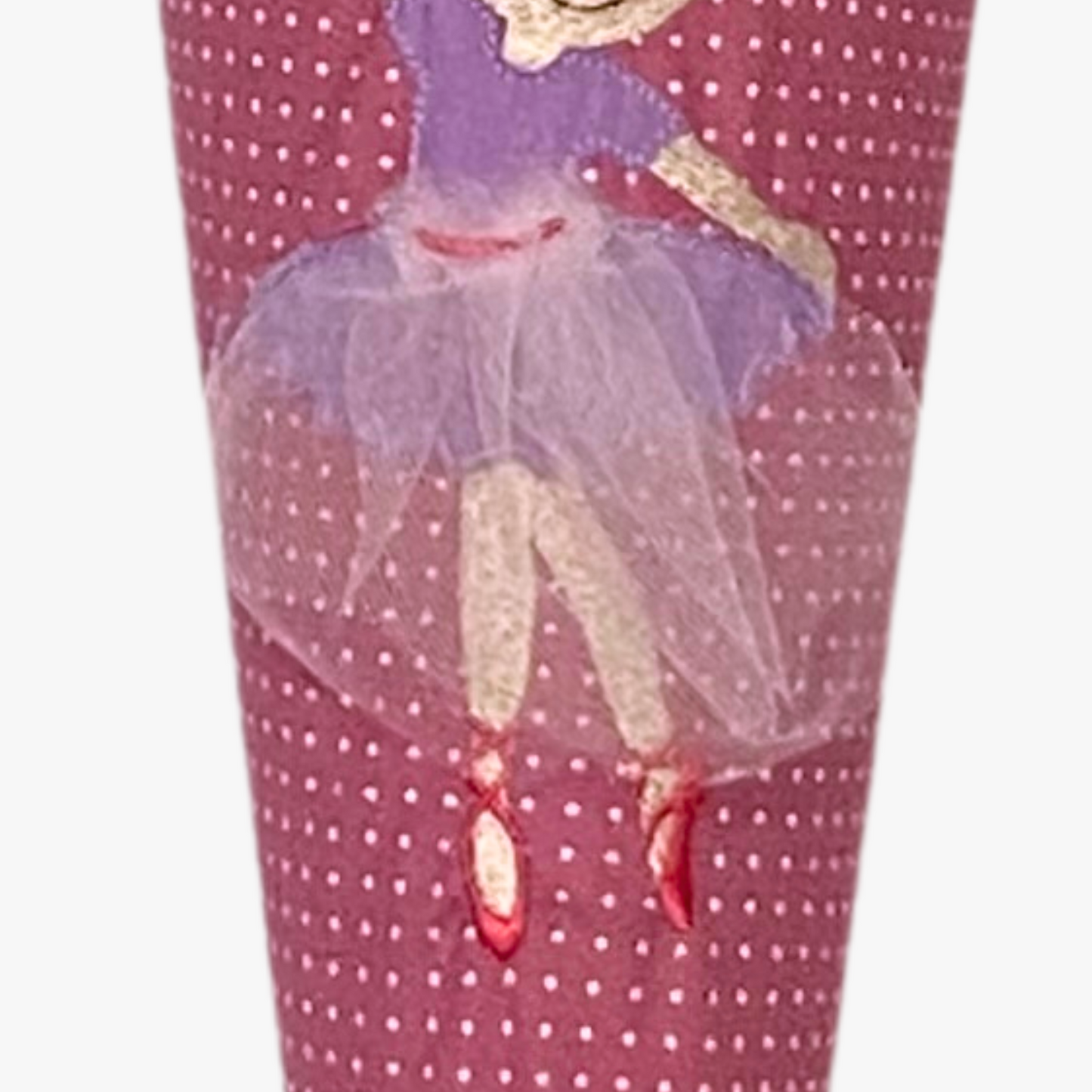 Handgemachte & Personalisierte Schultüte aus Stoff mit Ballerina mit Tüllrock