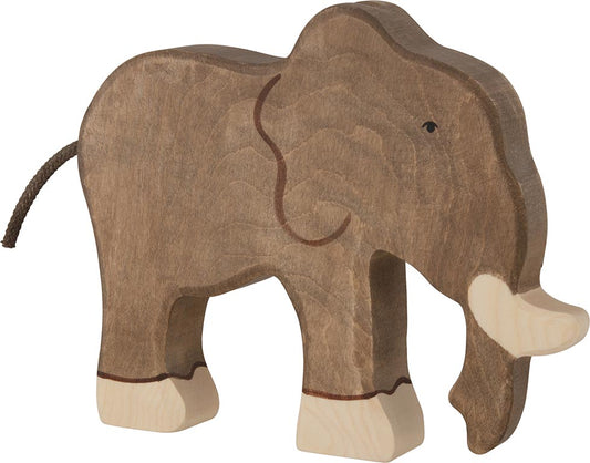 Holztiger Elefant