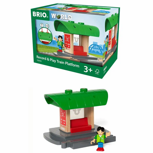 BRIO World Bahnhof mit Aufnahmefunktion