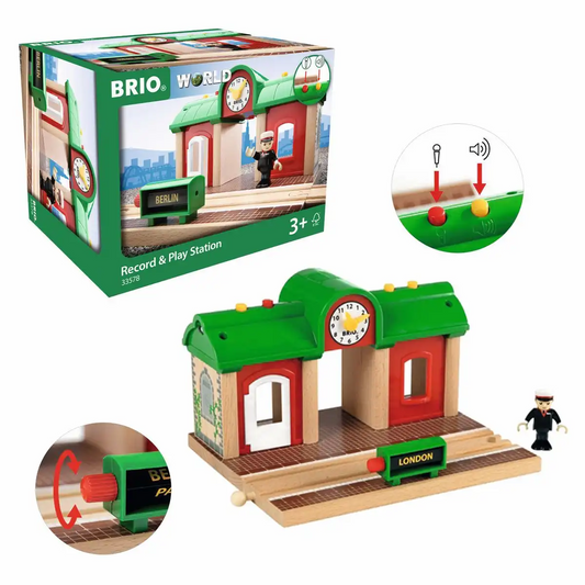 BRIO World Sprechender Bahnhof