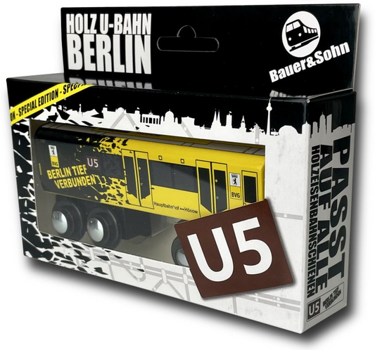 Holz U-Bahn Berlin U5 Special Edition