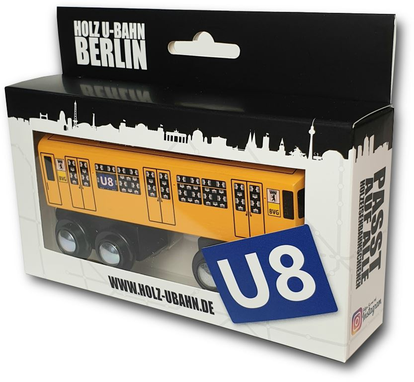 Holz U-Bahn Berlin U8