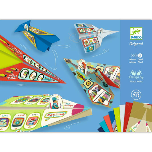Origami Bastelset Flugzeuge