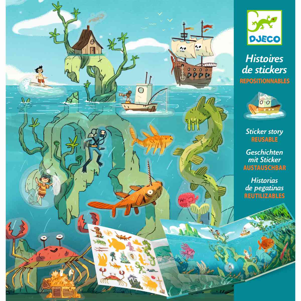 Stickerbuch Meeresabenteuer