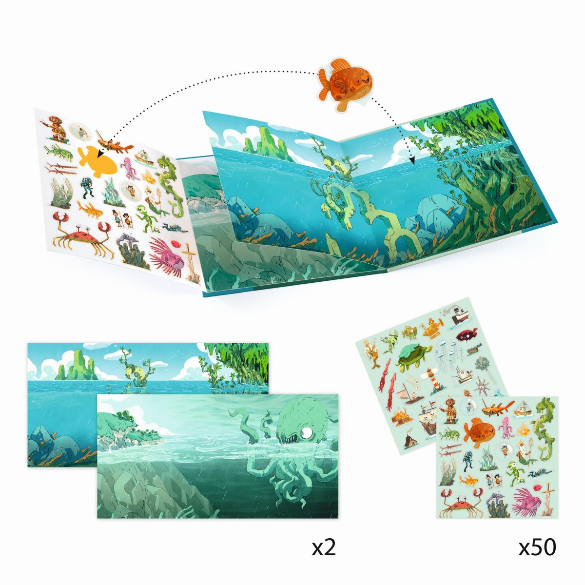 Stickerbuch Meeresabenteuer