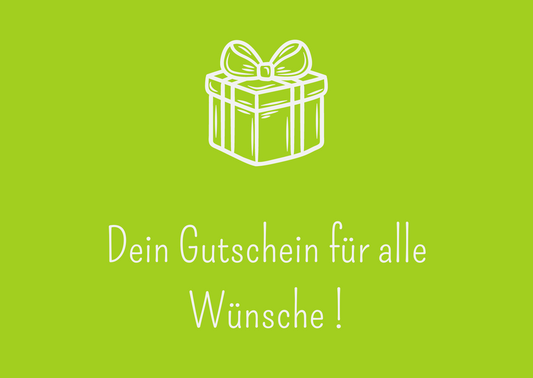 Digitale Geschenkkarte - Für alle Wünsche