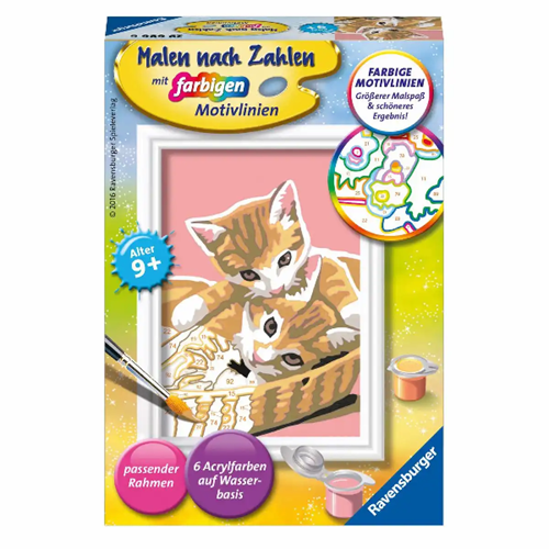 Malen nach Zahlen Katzenbabys