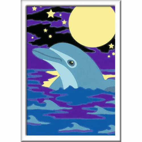 Malen nach Zahlen Kleiner Delfin