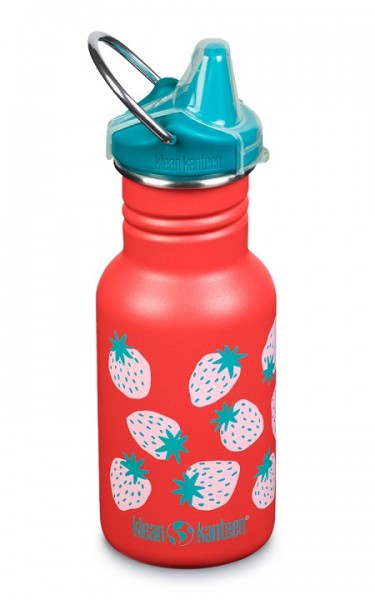 Edelstahl Trinkflasche Kid Classic 355ml Sippy Cap, Coral Strawberries